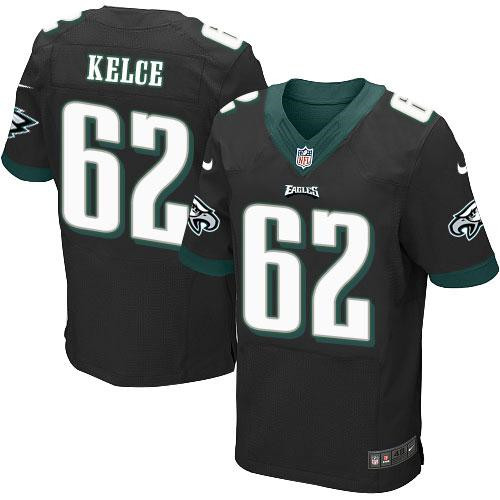 NEW Philadelphia Eagles #62 Jason Kelce Black Alternate Men's Stitched NFL New Elite Jersey NEW Philadelphia Eagles #62 Jason Kelce Black Alternate Men's Stitched NFL New Elite Jersey