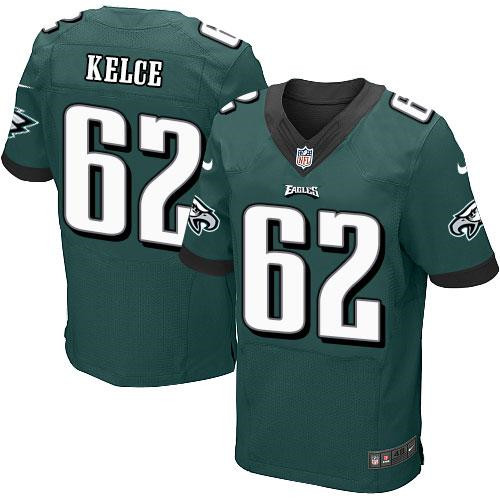 NEW Philadelphia Eagles #62 Jason Kelce Midnight Green Team Color Men's Stitched NFL New Elite Jersey NEW Philadelphia Eagles #62 Jason Kelce Midnight Green Team Color Men's Stitched NFL New Elite Jersey