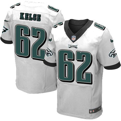 NEW Philadelphia Eagles #62 Jason Kelce White Men's Stitched NFL New Elite Jersey NEW Philadelphia Eagles #62 Jason Kelce White Men's Stitched NFL New Elite Jersey