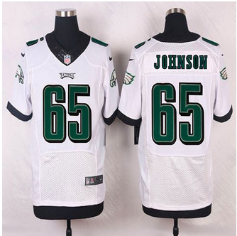 NEW Philadelphia Eagles #65 Lane Johnson White Men's Stitched NFL New Elite Jersey NEW Philadelphia Eagles #65 Lane Johnson White Men's Stitched NFL New Elite Jersey
