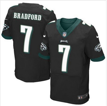 NEW Philadelphia Eagles #7 Sam Bradford Black Alternate Men's Stitched NFL New Elite Jersey NEW Philadelphia Eagles #7 Sam Bradford Black Alternate Men's Stitched NFL New Elite Jersey