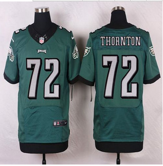 NEW Philadelphia Eagles #72 Cedric Thornton Midnight Green Team Color Men's Stitched NFL New Elite Jersey NEW Philadelphia Eagles #72 Cedric Thornton Midnight Green Team Color Men's Stitched NFL New Elite Jersey