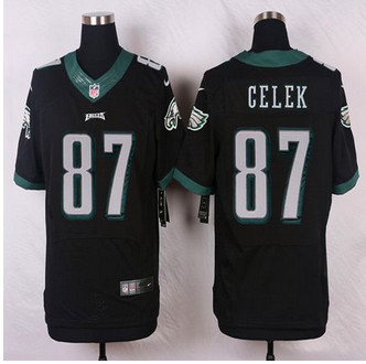 NEW Philadelphia Eagles #87 Brent Celek Black Alternate Men's Stitched NFL Elite Jersey NEW Philadelphia Eagles #87 Brent Celek Black Alternate Men's Stitched NFL Elite Jersey