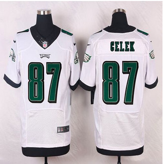 NEW Philadelphia Eagles #87 Brent Celek White Men's Stitched NFL Elite Jersey NEW Philadelphia Eagles #87 Brent Celek White Men's Stitched NFL Elite Jersey