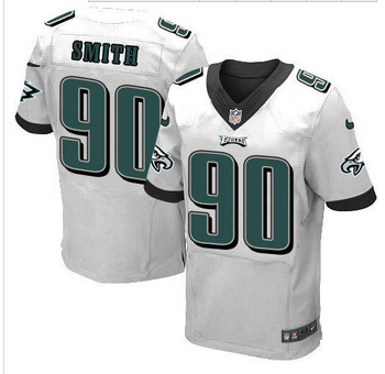 NEW Philadelphia Eagles #90 Marcus Smith White Men's Stitched NFL Elite Jersey NEW Philadelphia Eagles #90 Marcus Smith White Men's Stitched NFL Elite Jersey