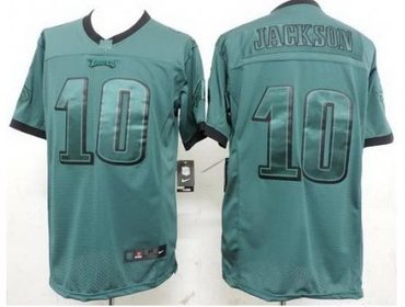 NEW Philadelphia Eagles 10 DeSean Jackson Green Drenched Limited Jerseys