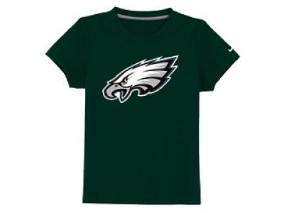 NEW Philadelphia eagles Authentic logo youth T-Shirt dk.green NEW Philadelphia eagles Authentic logo youth T-Shirt dk.green