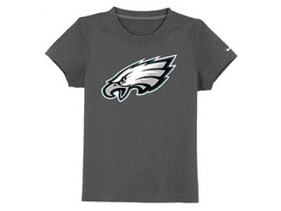 NEW Philadelphia eagles authentic logo youth T-Shirt dk.grey NEW Philadelphia eagles authentic logo youth T-Shirt dk.grey