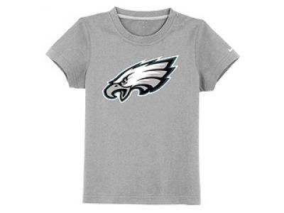 NEW Philadelphia eagles authentic logo youth T-Shirt grey NEW Philadelphia eagles authentic logo youth T-Shirt grey
