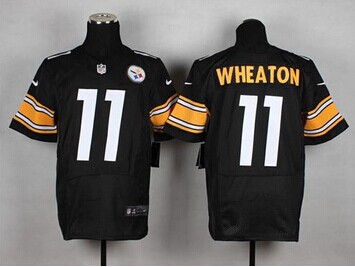 NEW Pittsburgh Steelers #11 Markus Wheaton Black Team Color NFL Elite Jersey NEW Pittsburgh Steelers #11 Markus Wheaton Black Team Color NFL Elite Jersey