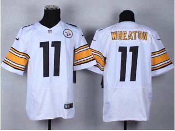 NEW Pittsburgh Steelers #11 Markus Wheaton White NFL Elite Jersey NEW Pittsburgh Steelers #11 Markus Wheaton White NFL Elite Jersey