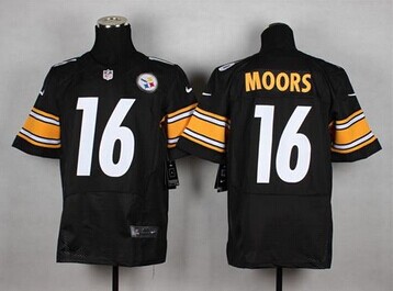 NEW Pittsburgh Steelers #16 Lance Moore Black Team Color NFL Elite Jersey NEW Pittsburgh Steelers #16 Lance Moore Black Team Color NFL Elite Jersey