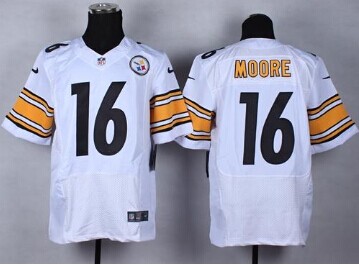 NEW Pittsburgh Steelers #16 Lance Moore White NFL Elite Jersey NEW Pittsburgh Steelers #16 Lance Moore White NFL Elite Jersey