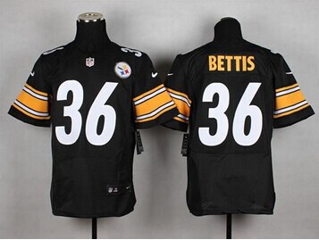 NEW Pittsburgh Steelers #36 Jerome Bettis Black Team Color NFL Elite Jersey NEW Pittsburgh Steelers #36 Jerome Bettis Black Team Color NFL Elite Jersey