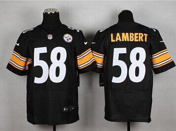 NEW Pittsburgh Steelers #58 Jack Lambert Black Team Color NFL Elite Jersey NEW Pittsburgh Steelers #58 Jack Lambert Black Team Color NFL Elite Jersey