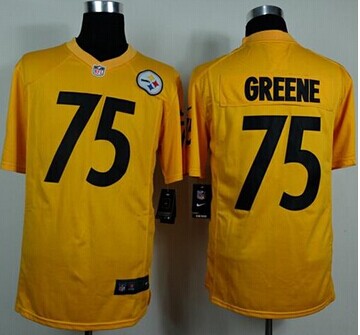 NEW Pittsburgh Steelers #75 Joe Greene Gold NFL Game Jersey NEW Pittsburgh Steelers #75 Joe Greene Gold NFL Game Jersey