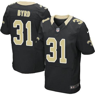 NEW Saints #31 Jairus Byrd Black Team Color NFL Elite Jersey NEW Saints #31 Jairus Byrd Black Team Color NFL Elite Jersey