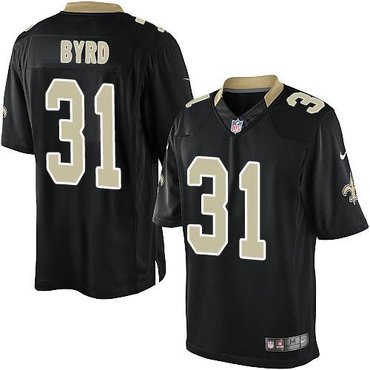 NEW Saints #31 Jairus Byrd Black Team Color NFL Limited Jersey NEW Saints #31 Jairus Byrd Black Team Color NFL Limited Jersey