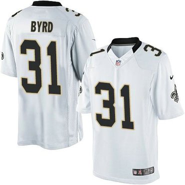 NEW Saints #31 Jairus Byrd White NFL Limited Jersey NEW Saints #31 Jairus Byrd White NFL Limited Jersey