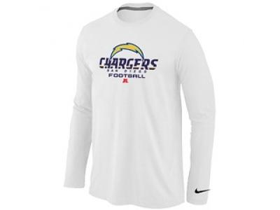 NEW San Diego Charger Critical Victory Long Sleeve T-Shirt White