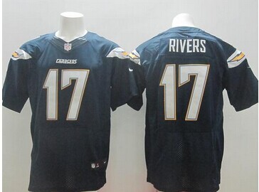 NEW San Diego Chargers #17 Philip Rivers Navy Blue Team Color NFL New Elite Jersey NEW San Diego Chargers #17 Philip Rivers Navy Blue Team Color NFL New Elite Jersey