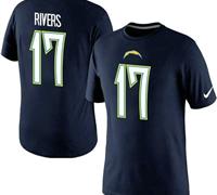 NEW San Diego Chargers #17 Phillip Rivers Pride Name & Number NFL T-Shirt Navy Blue NEW San Diego Chargers #17 Phillip Rivers Pride Name & Number NFL T-Shirt Navy Blue