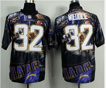 NEW San Diego Chrgers #32 Eric Weddle Team Color NFL Elite Fanatical Version Jersey NEW San Diego Chrgers #32 Eric Weddle Team Color NFL Elite Fanatical Version Jersey