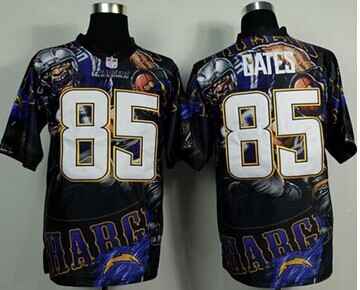 NEW San Diego Chrgers #85 Antonio Gates Team Color NFL Elite Fanatical Version Jersey NEW San Diego Chrgers #85 Antonio Gates Team Color NFL Elite Fanatical Version Jersey