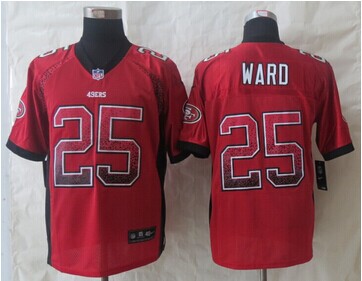 NEW San Francisco 49ers #25 Jimmie Ward Red Drift Fashion Blue Elite Jerseys NEW San Francisco 49ers #25 Jimmie Ward Red Drift Fashion Blue Elite Jerseys