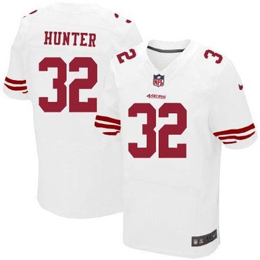 NEW San Francisco 49ers #32 Kendall Hunter White Elite Jersey NEW San Francisco 49ers #32 Kendall Hunter White Elite Jersey