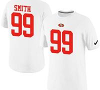 NEW San Francisco 49ers #99 Aldon Smith Pride Name & Number NFL T-Shirt White NEW San Francisco 49ers #99 Aldon Smith Pride Name & Number NFL T-Shirt White