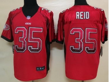 NEW San Francisco 49ers 35 Eric Reid Red Drift Fashion Elite NFL Jerseys NEW San Francisco 49ers 35 Eric Reid Red Drift Fashion Elite NFL Jerseys