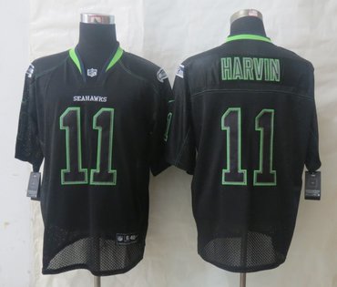 NEW Seattle Seahawks #11 Percy Harvin Lights Out Black Men's Stitched NFL Elite Jersey NEW Seattle Seahawks #11 Percy Harvin Lights Out Black Men's Stitched NFL Elite Jersey
