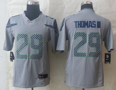 NEW Seattle Seahawks #29 Earl Thomas Grey NFL Limited Jersey NEW Seattle Seahawks #29 Earl Thomas Grey NFL Limited Jersey