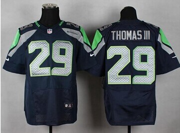 NEW Seattle Seahawks #29 Earl Thomas III Steel Blue Team Color NFL Elite jersey NEW Seattle Seahawks #29 Earl Thomas III Steel Blue Team Color NFL Elite jersey