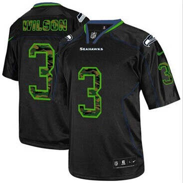 NEW Seattle Seahawks #3 Russell Wilson Black NFL Elite Camo Fashion Jersey NEW Seattle Seahawks #3 Russell Wilson Black NFL Elite Camo Fashion Jersey