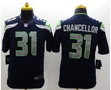 NEW Seattle Seahawks #31 Kam Chancellor Steel Blue Team Color NFL limited jersey NEW Seattle Seahawks #31 Kam Chancellor Steel Blue Team Color NFL limited jersey