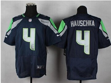 NEW Seattle Seahawks #4 Steven Hauschka Steel Blue Team Color NFL Elite Jersey NEW Seattle Seahawks #4 Steven Hauschka Steel Blue Team Color NFL Elite Jersey