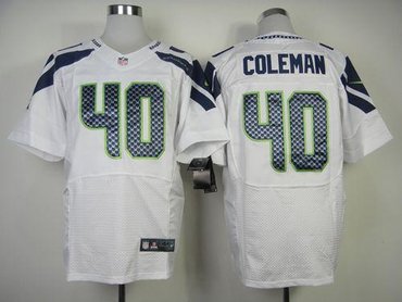 NEW Seattle Seahawks #40 Derrick Coleman White NFL Elite Jersey NEW Seattle Seahawks #40 Derrick Coleman White NFL Elite Jersey