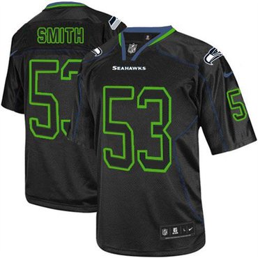 NEW Seattle Seahawks #53 Malcolm Smith Lights Out Black Men's Stitched NFL Elite Jersey NEW Seattle Seahawks #53 Malcolm Smith Lights Out Black Men's Stitched NFL Elite Jersey