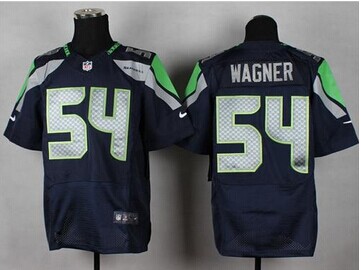NEW Seattle Seahawks #54 Bobby Wagner Steel Blue Team Color NFL Elite jersey NEW Seattle Seahawks #54 Bobby Wagner Steel Blue Team Color NFL Elite jersey