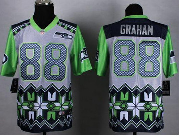 NEW Seattle Seahawks #88 Jimmy Graham Grey Men's Stitched NFL Elite Noble Fashion Jersey NEW Seattle Seahawks #88 Jimmy Graham Grey Men's Stitched NFL Elite Noble Fashion Jersey