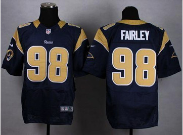 NEW St. Louis Rams #98 Nick Fairley Navy Blue Team Color Men's Stitched NFL Elite Jersey NEW St. Louis Rams #98 Nick Fairley Navy Blue Team Color Men's Stitched NFL Elite Jersey