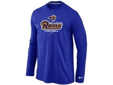 NEW St.Louis Rams Critical Victory Long Sleeve T-Shirt Blue NEW St.Louis Rams Critical Victory Long Sleeve T-Shirt Blue