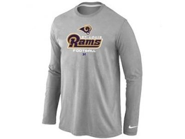 NEW St.Louis Rams Critical Victory Long Sleeve T-Shirt Grey NEW St.Louis Rams Critical Victory Long Sleeve T-Shirt Grey