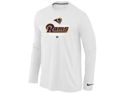 NEW St.Louis Rams Critical Victory Long Sleeve T-Shirt White NEW St.Louis Rams Critical Victory Long Sleeve T-Shirt White