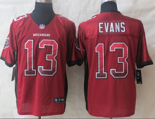 NEW Tampa Bay Buccaneers #13 Mike Evans Red Team Color NFL Elite Drift Fashion Jersey NEW Tampa Bay Buccaneers #13 Mike Evans Red Team Color NFL Elite Drift Fashion Jersey