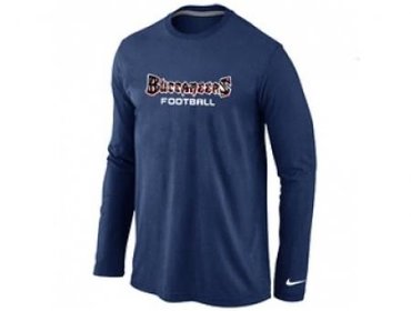 NEW Tampa Bay Buccaneers font Long Sleeve T-Shirt D.Blue NEW Tampa Bay Buccaneers font Long Sleeve T-Shirt D.Blue
