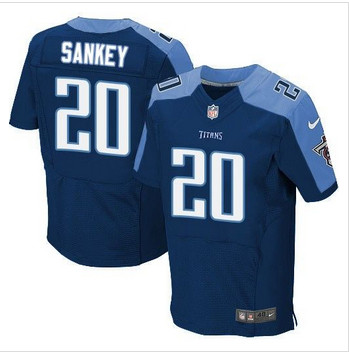 NEW Tennessee Titans #20 Bishop Sankey Navy Blue Alternate Men's Stitched NFL Elite Jersey