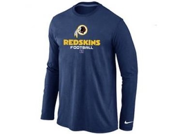 NEW Washington Red Skins Critical Victory Long Sleeve T-Shirt D.Blue